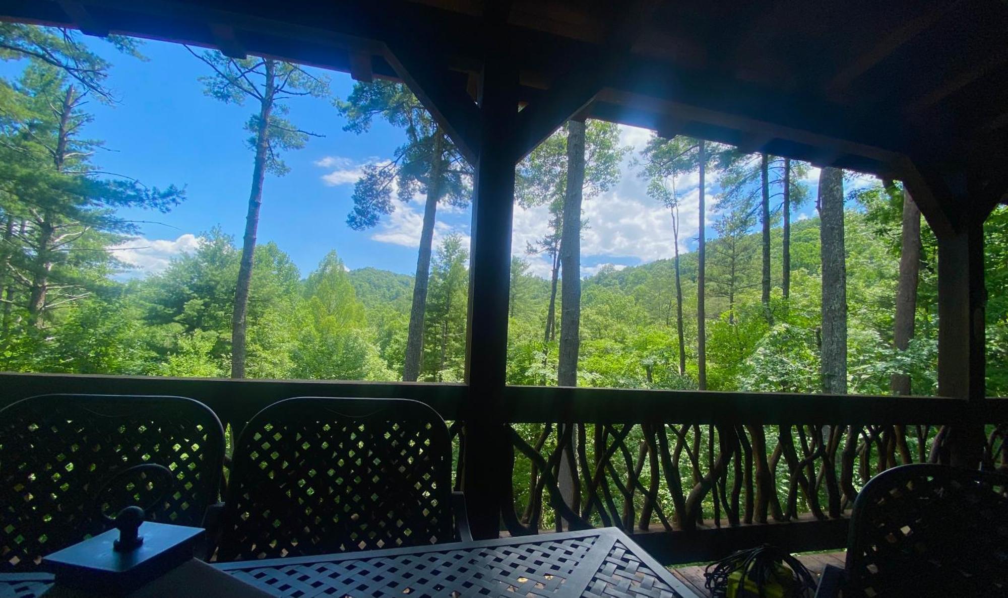 Vila The Cozy Lazy Laurel With Year-Round Mountain Views, Hot Tub, Fire Pit Cherry Log Exteriér fotografie